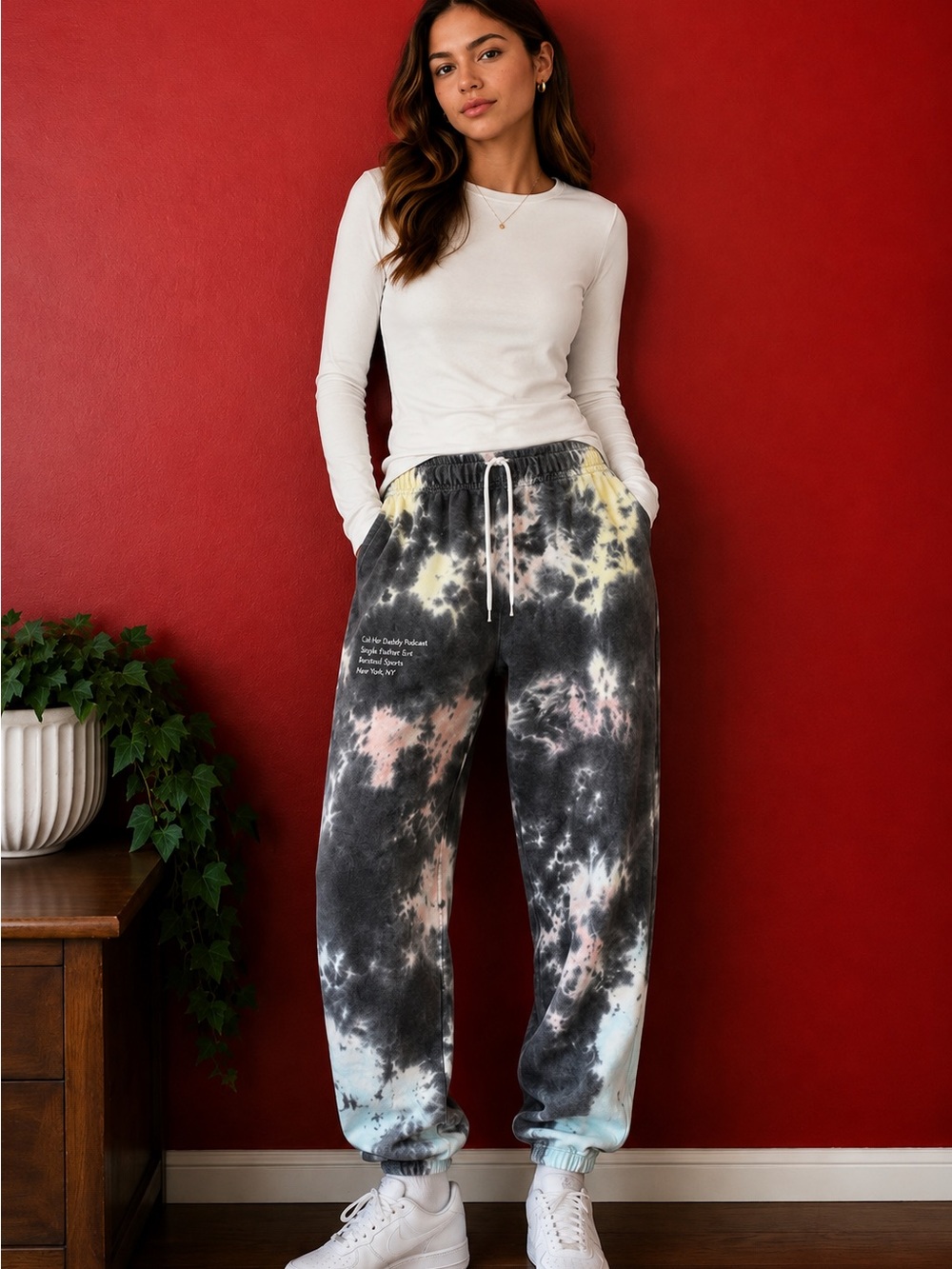 Call Her Daddy Podcast Tie-Dye Joggers